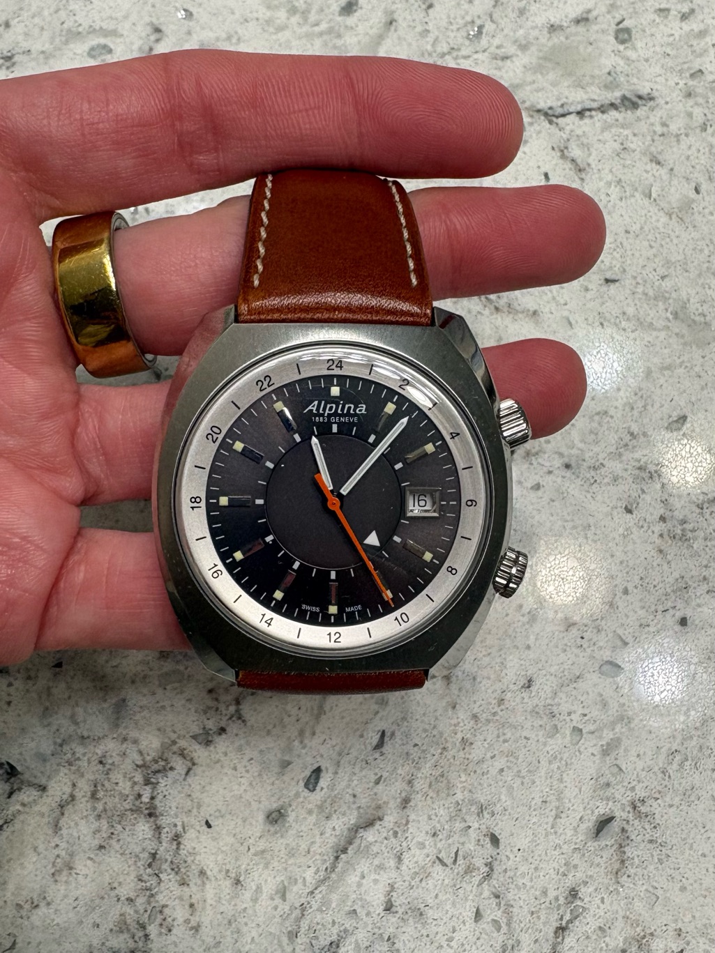 Alpina Startimer Pilot Heritage Automatic Gmt Al555dgs4h6